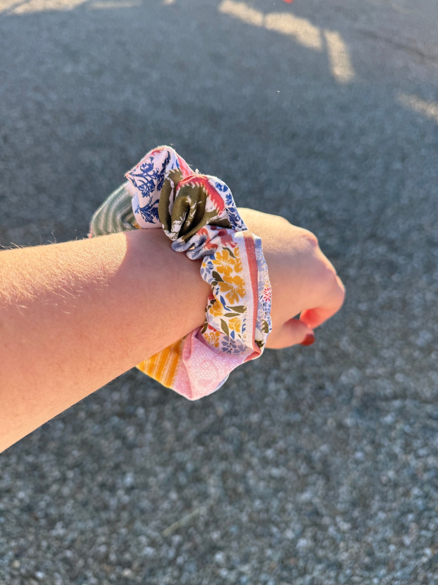 French Rose Scrunchie