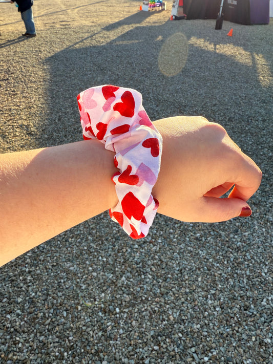 Bold Hearts Scrunchie
